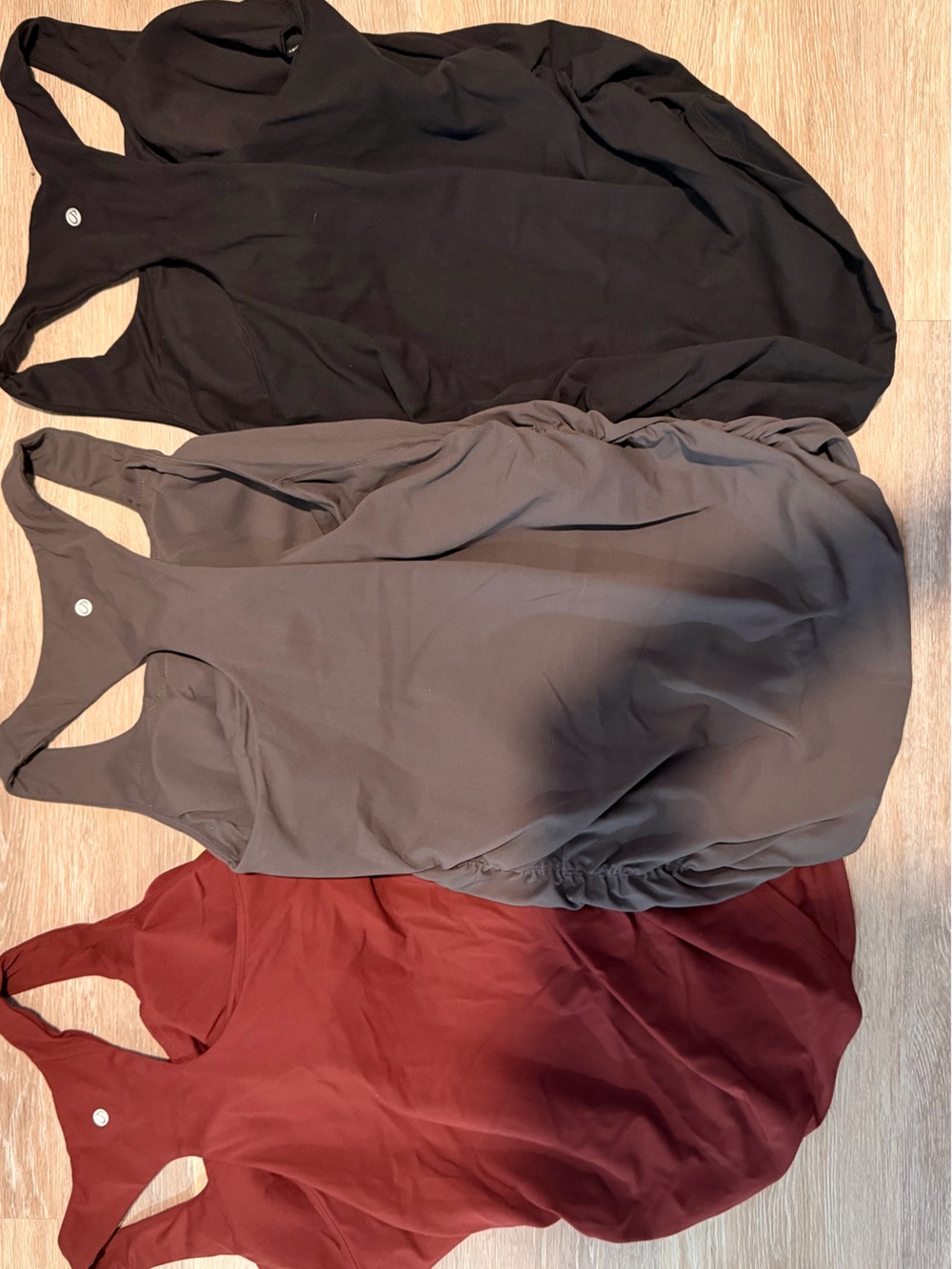 CRZ YOGA Maternity Racerback Tank Tops x3